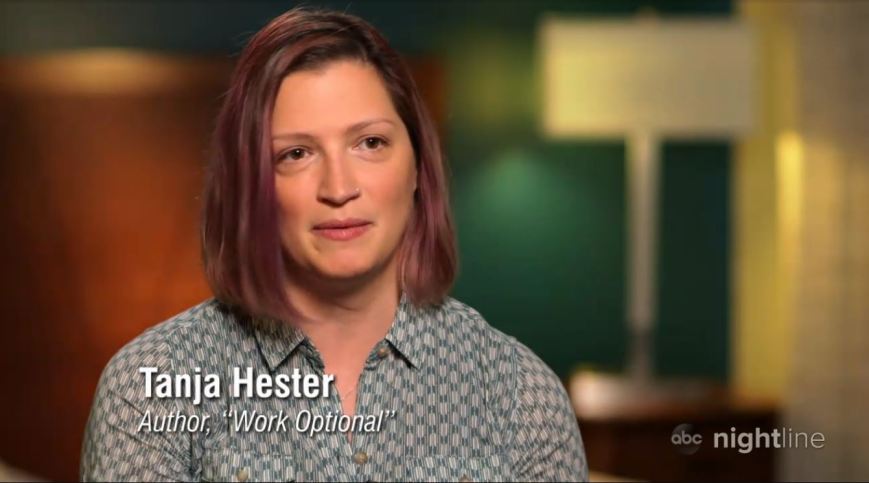 Tanja Hester, author of Work Optional, on ABC Nightline
